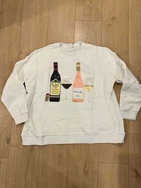 Queen of Sparkles Wine Sweatshirt